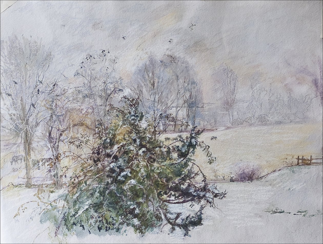 Winter from Our Window, 2009 by Caroline Hervey Bathurst