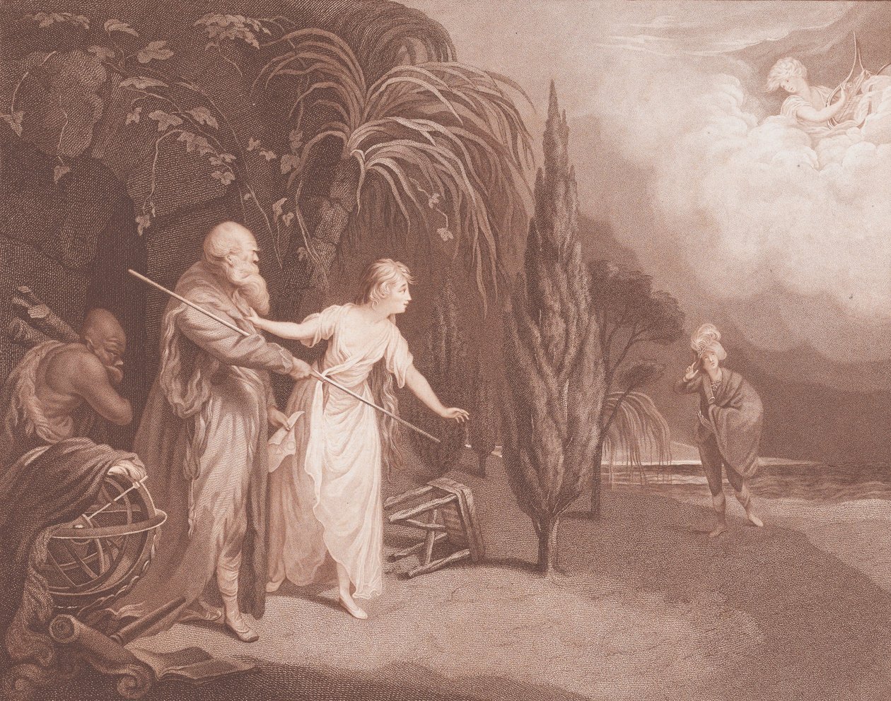 Miranda, The Tempest, Act 1, Scene 2 by Caroline Watson