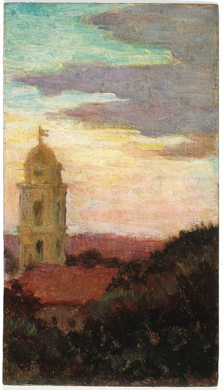 St. Isidor, Rome by Carroll Beckwith