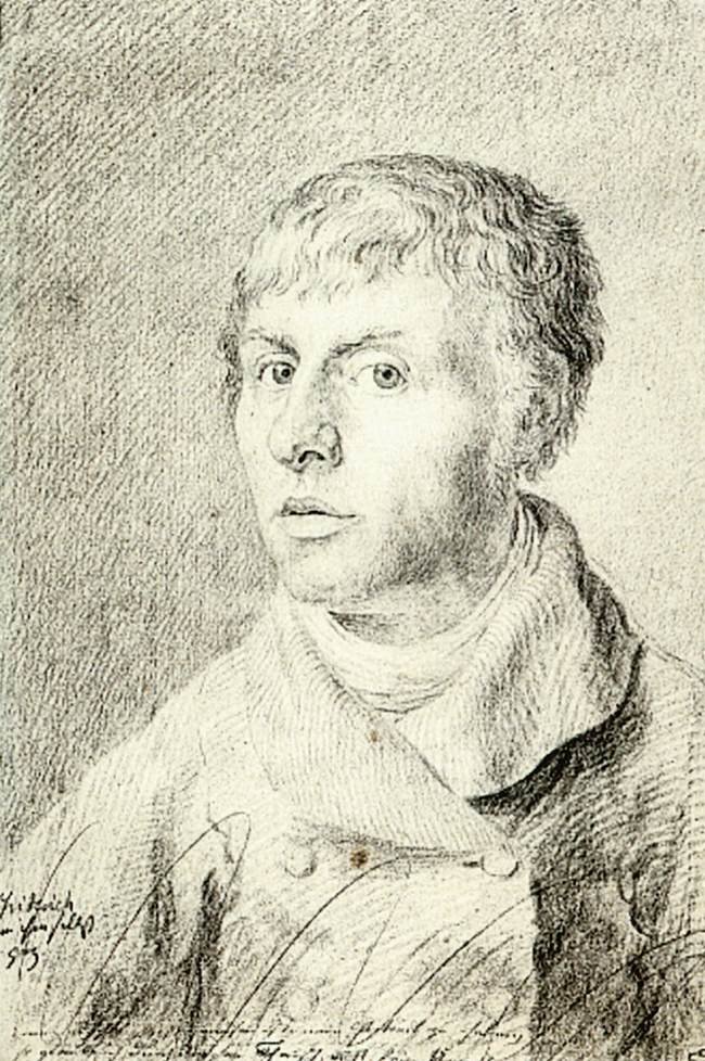 Self-Portrait by Caspar David Friedrich