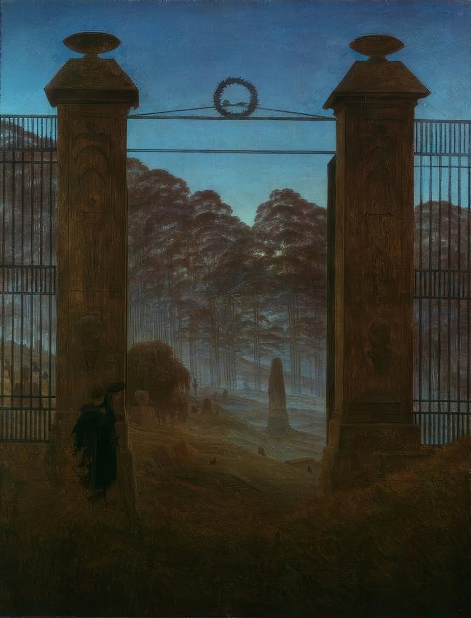 The Cemetery By Caspar David Friedrich Buy Fine Art Prints