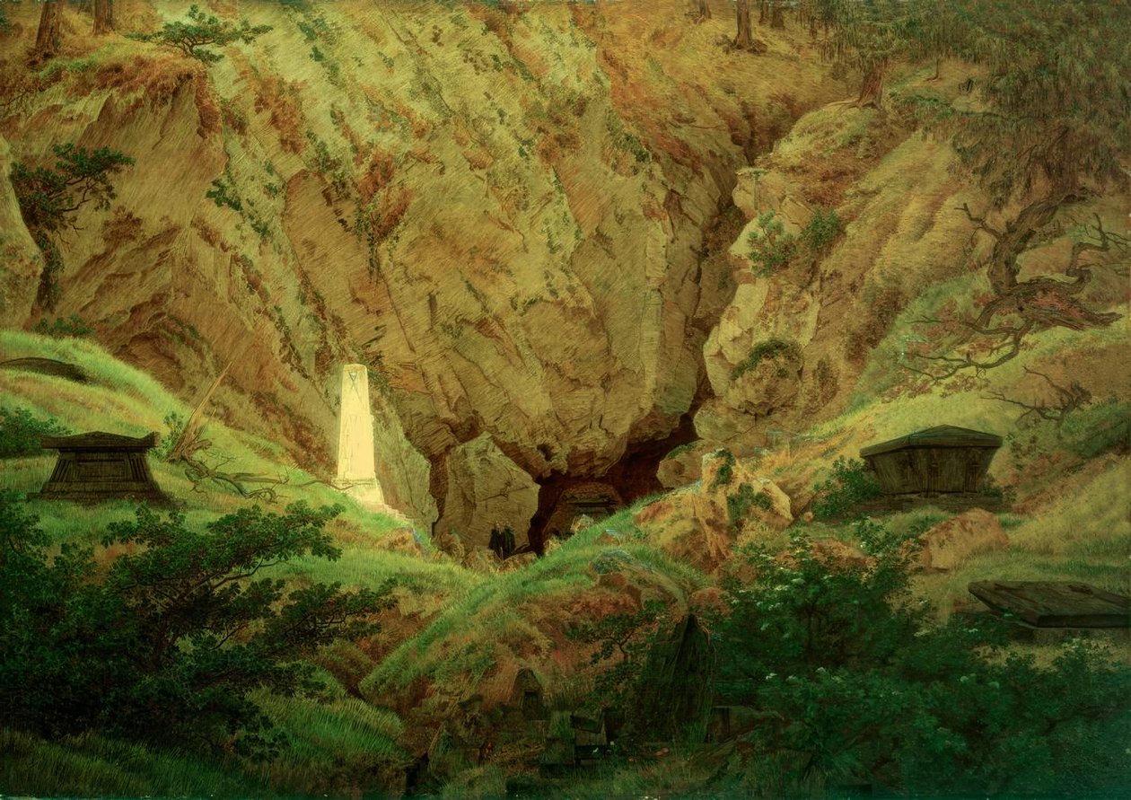 Tombs of Old Heroes by Caspar David Friedrich