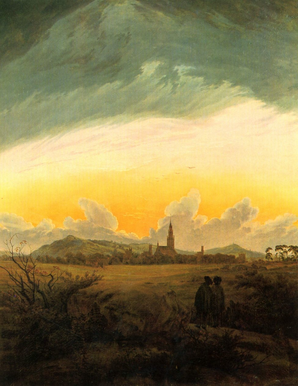 Neubrandenburg (Neubrandenburg in the Morning Mist) by Caspar David Friedrich