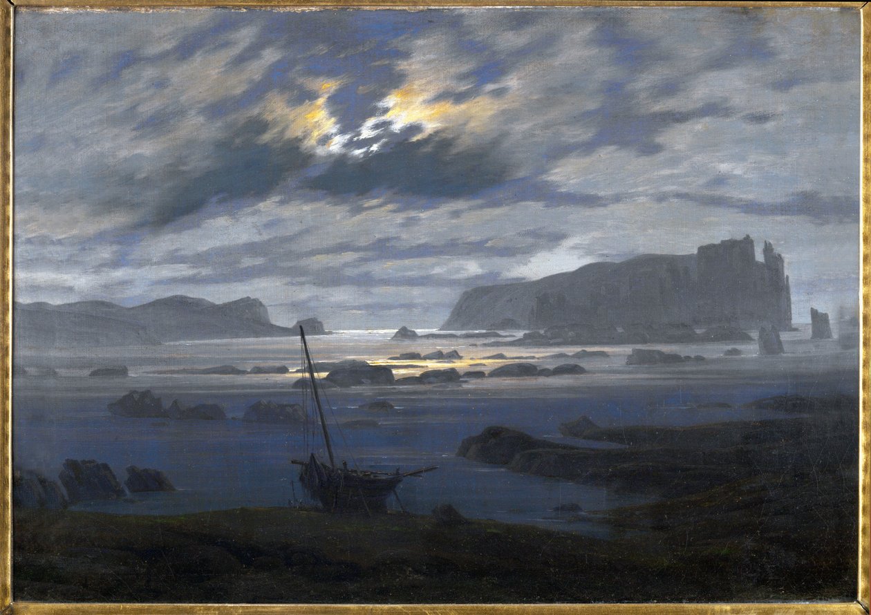 Northern Sea by Moonlight by Caspar David Friedrich