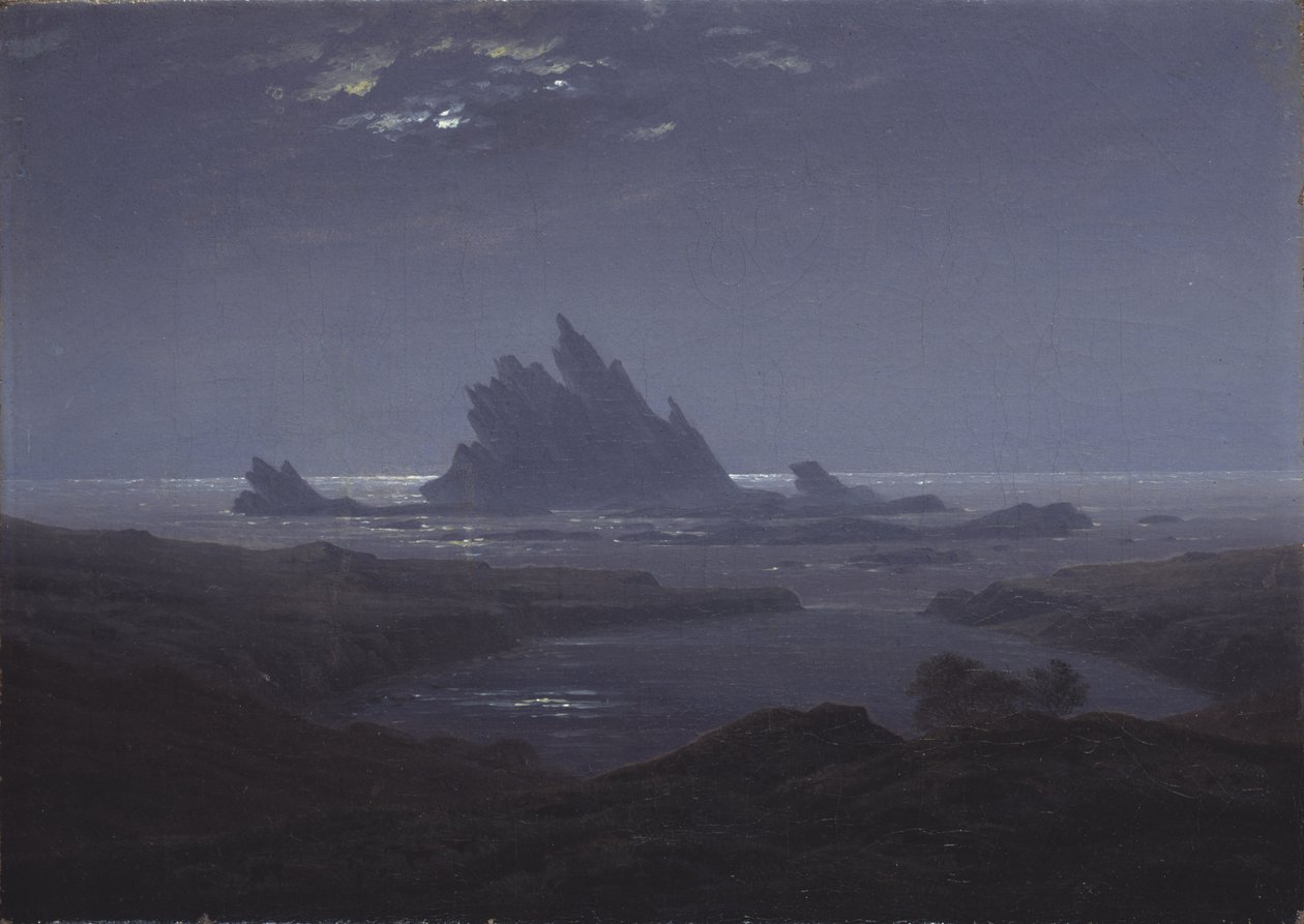 Rocky Reef on the Sea Shore by Caspar David Friedrich