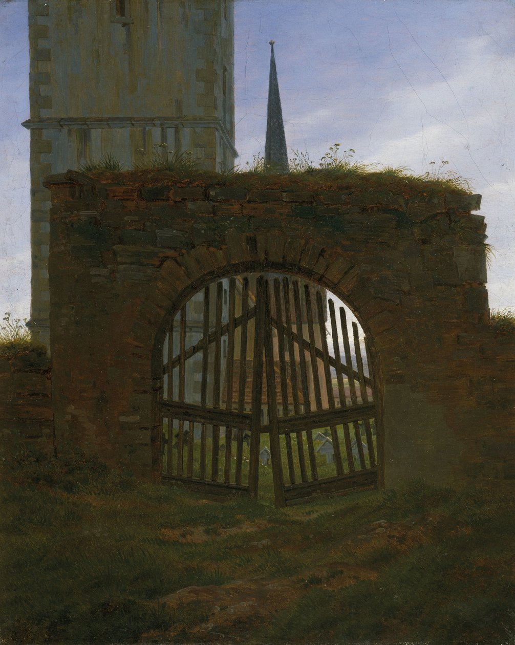 The Cemetery Gate, c.1825-30 by Caspar David Friedrich
