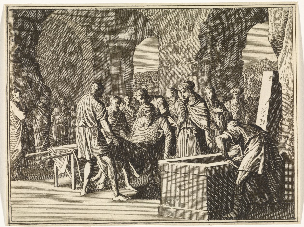 Funeral of Jacob by Caspar Luyken