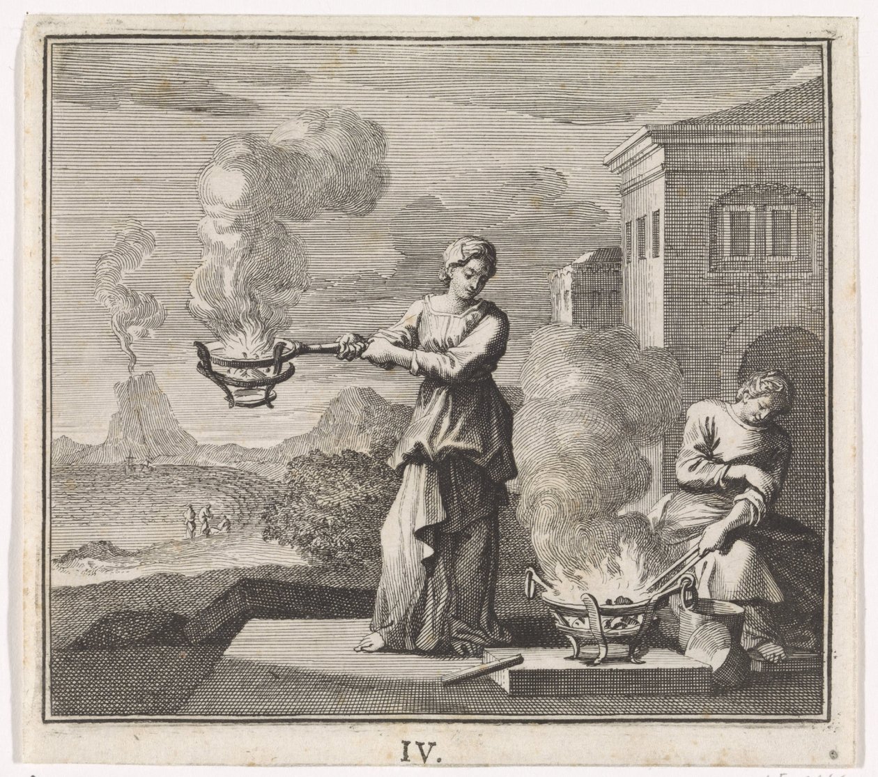 Emblem: Fire by Caspar Luyken