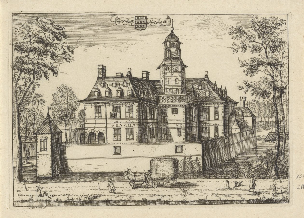 The House Plettenburg in Jutphaas by Caspar Specht