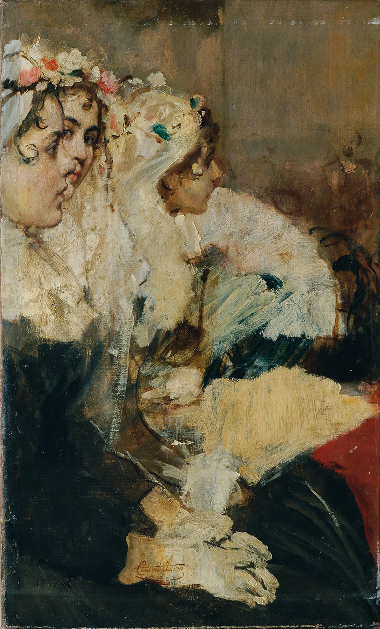 Catechism Examination in the Church, Oil Sketch for Disputa
