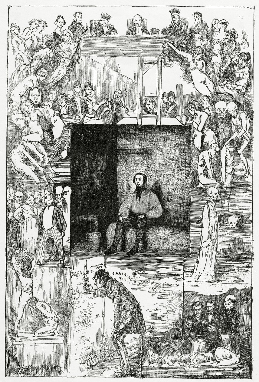 The Last Day of the Convict, 19th Century by Celestin Francois Nanteuil