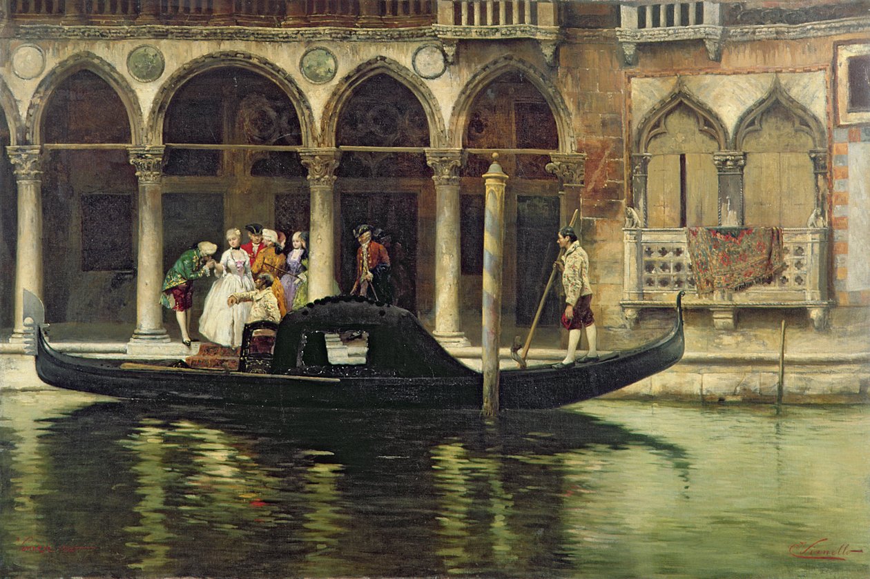 The Departures, 1890 by Cesare Vianello