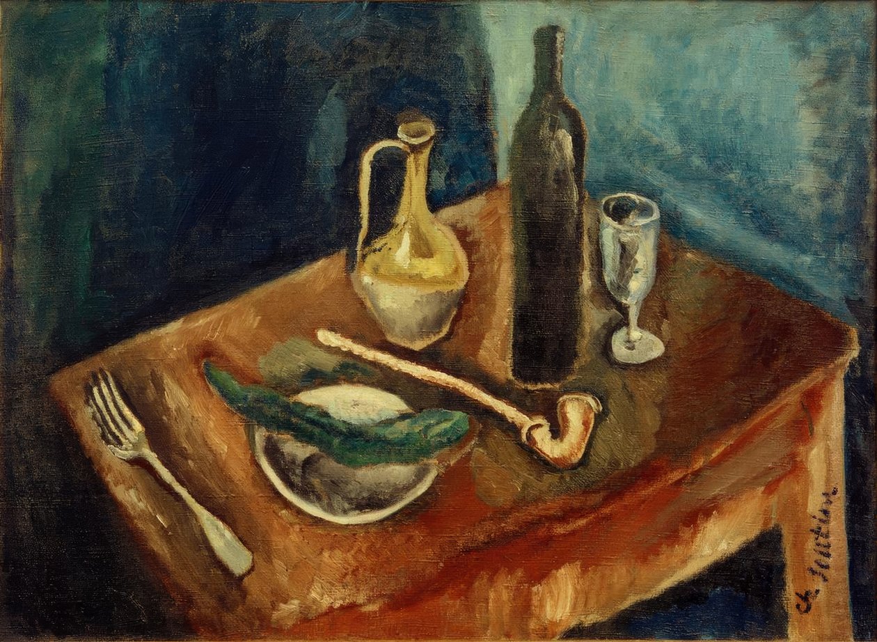 Ch. Soutine, Still Life with Pipe by Chaim Soutine