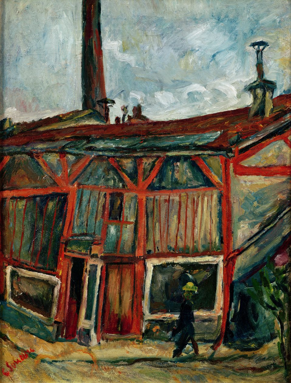 Studios in the City of Falguiere, 1914 by Chaim Soutine