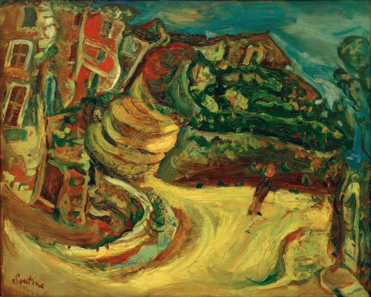 The Street of Céret by Chaim Soutine: Buy fine art print