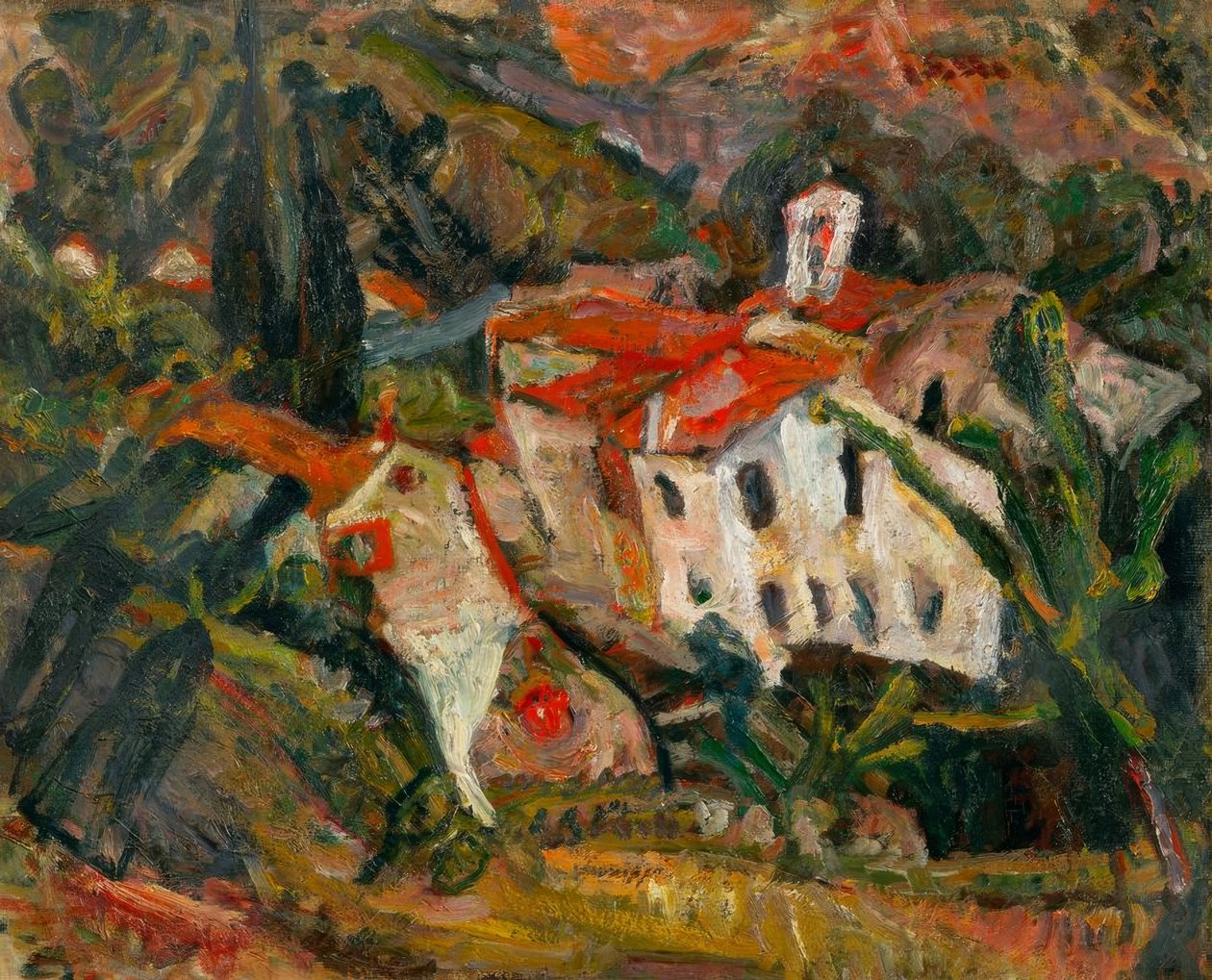 Landscape in Céret by Chaim Soutine: Buy fine art print