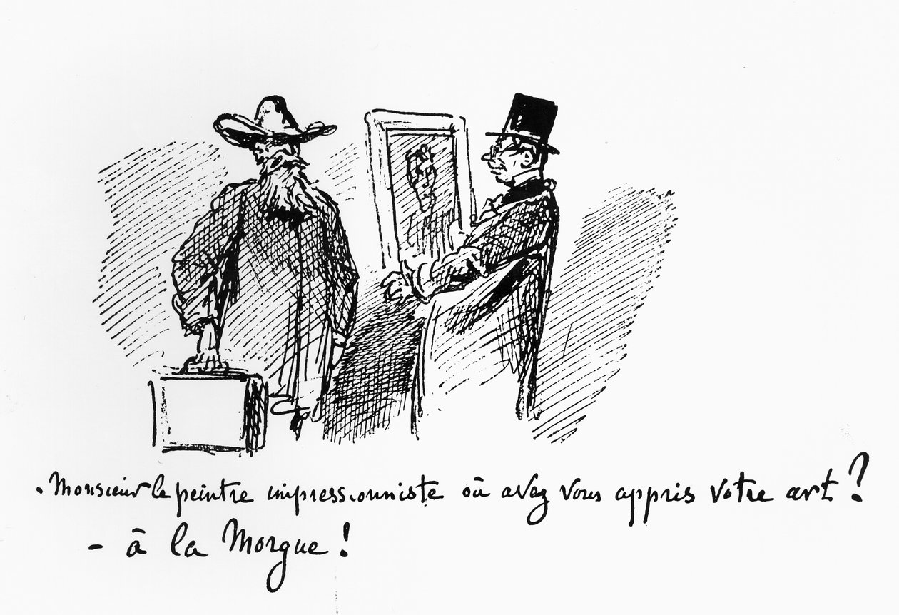Caricature About Impressionist Painting, 'Mr Impressionist Painter ...