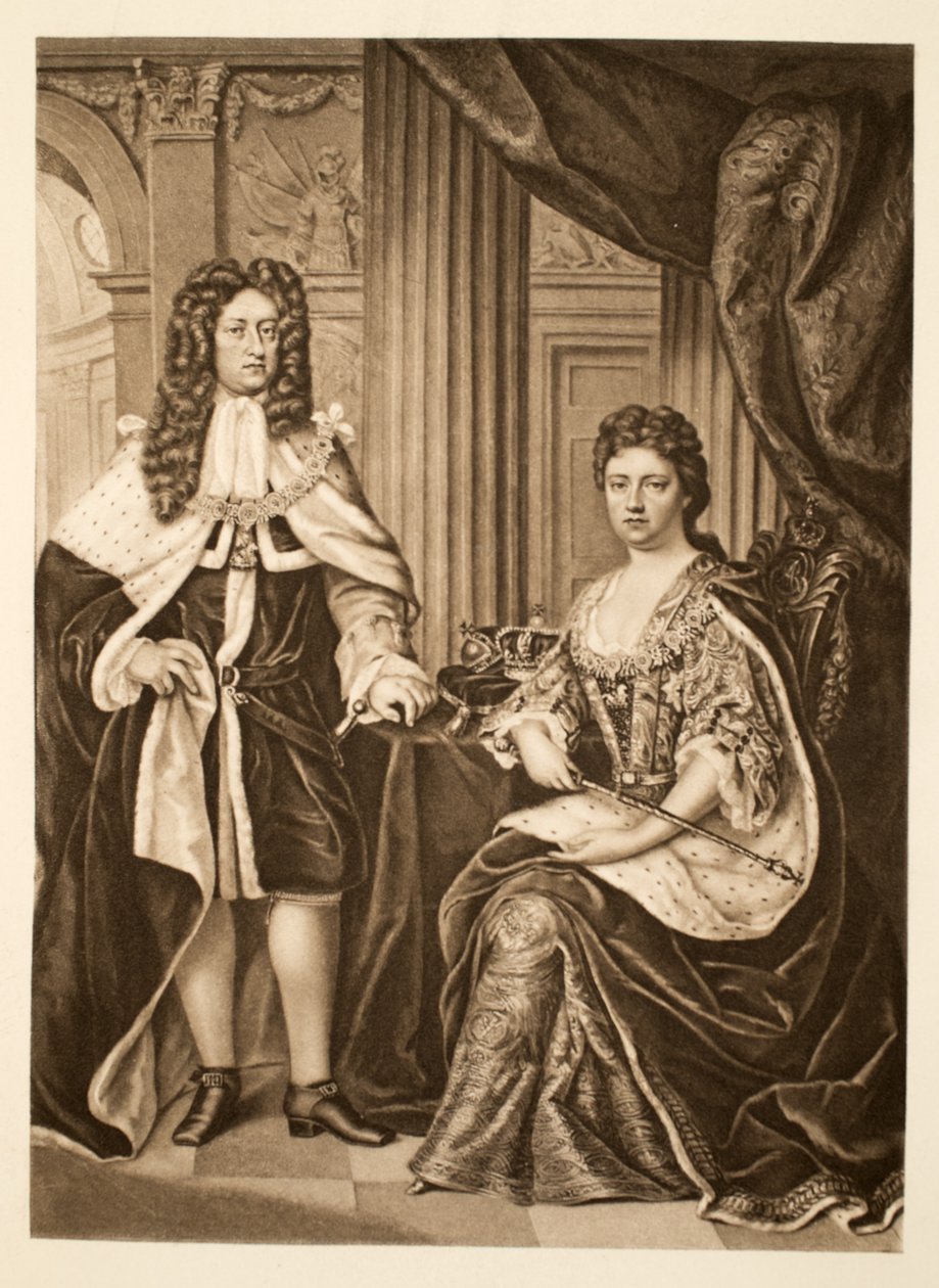 Queen Anne and Prince George of Denmark by Charles Boit