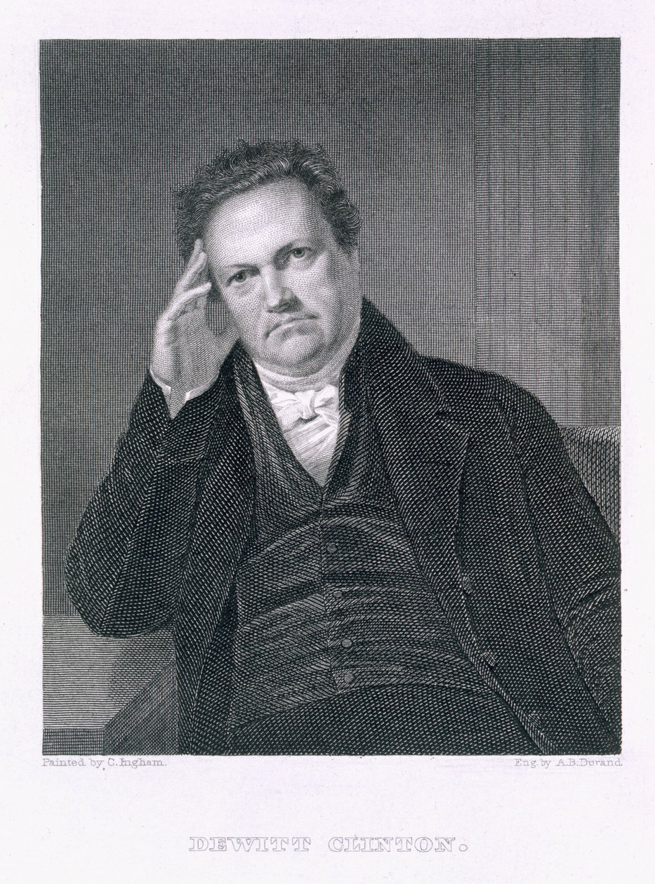 DeWitt Clinton, engraved by Asher Brown Durand by Charles Cromwell Ingham
