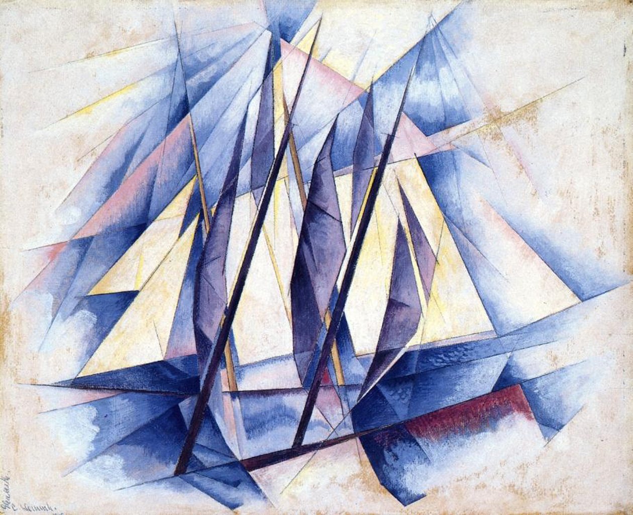 Sailing Boats, 1919 by Charles Demuth