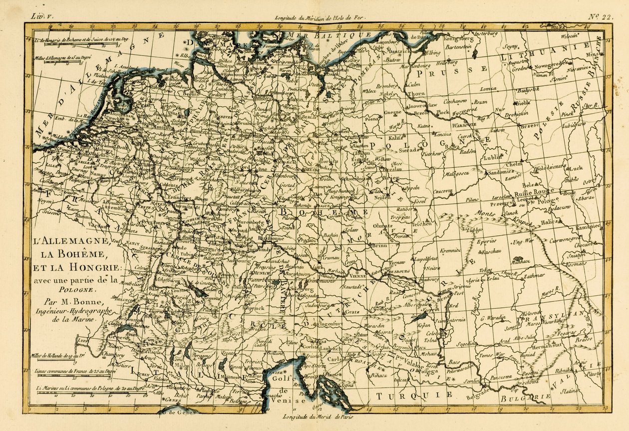 Germany, Bohemia and Hungary, with Part of Poland, from 