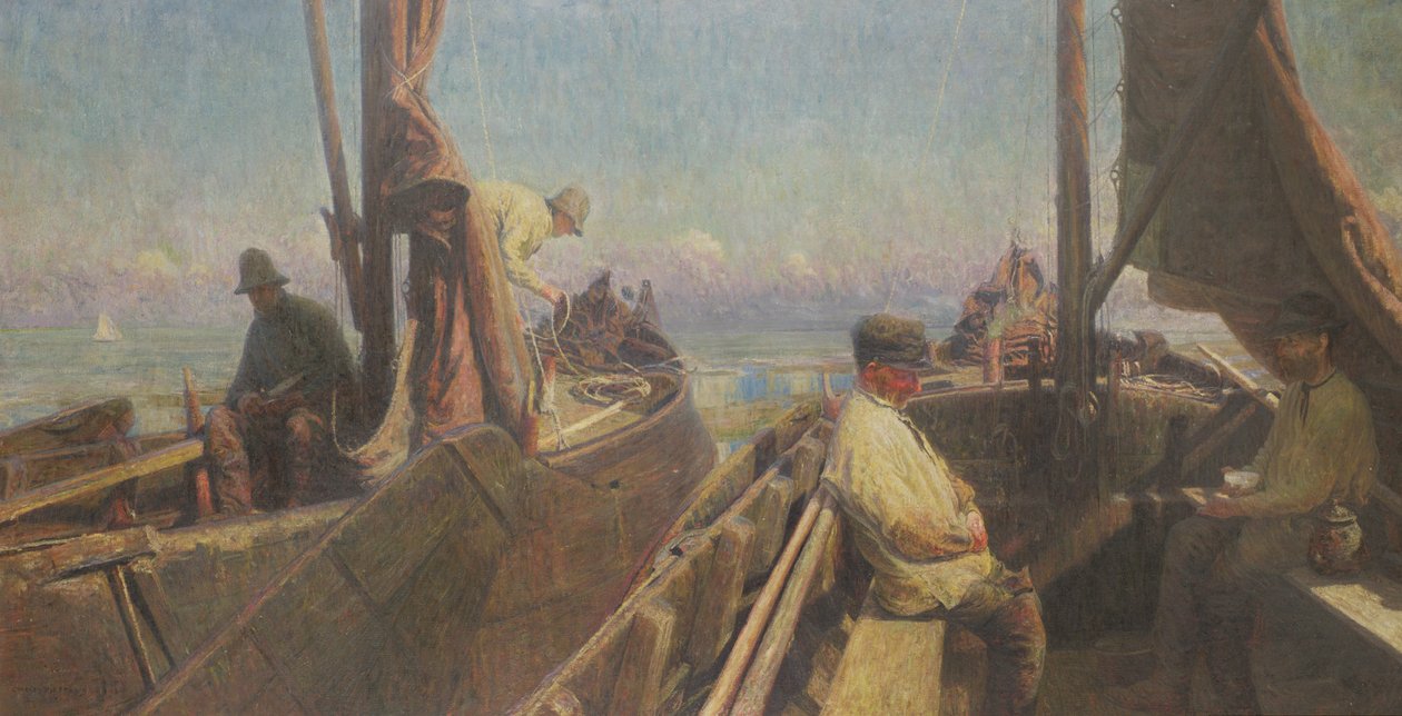 Zeeland Fishermen by Charles Mertens