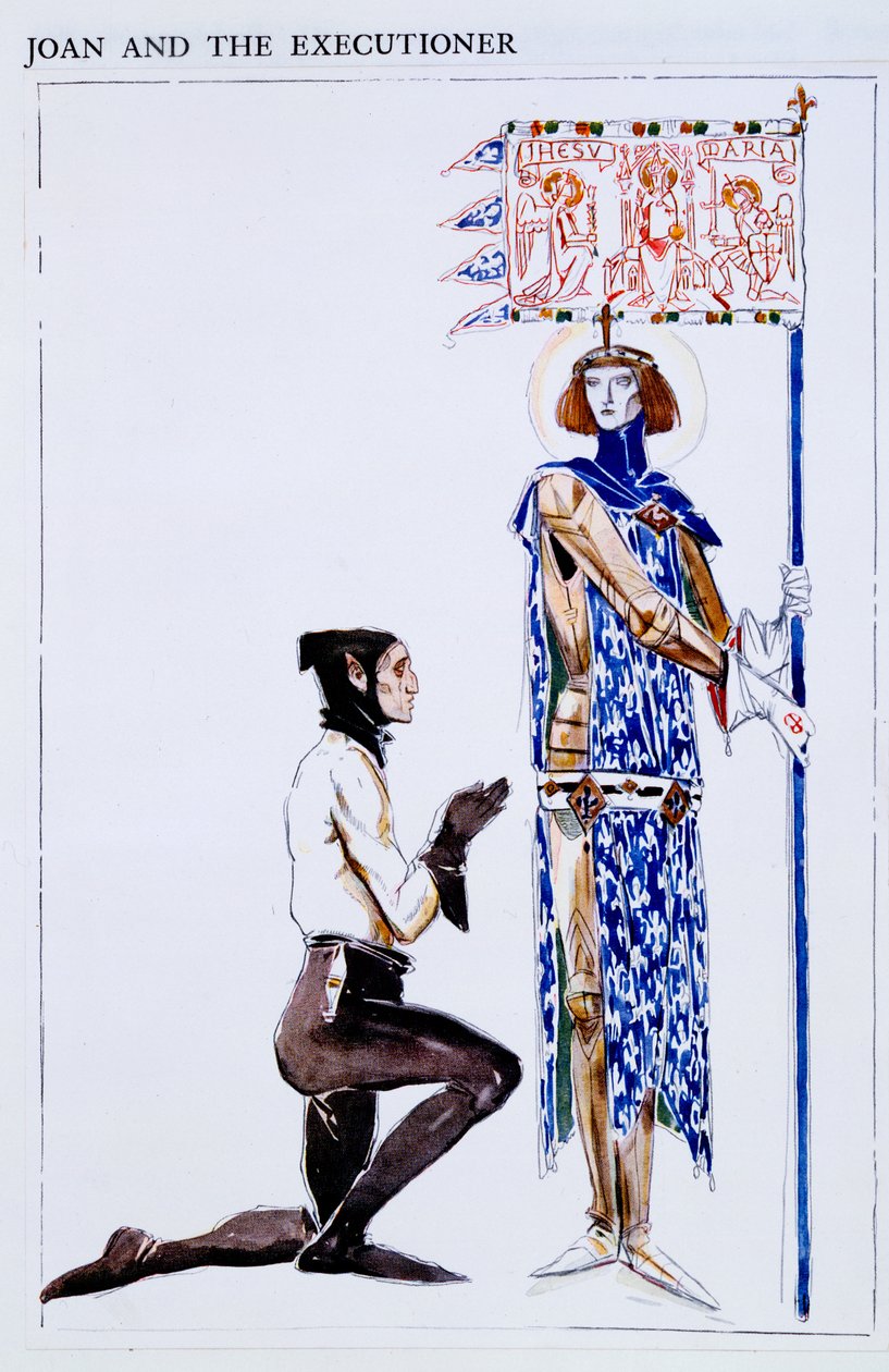Costume Designs for Joan and the Executioner, characters from 