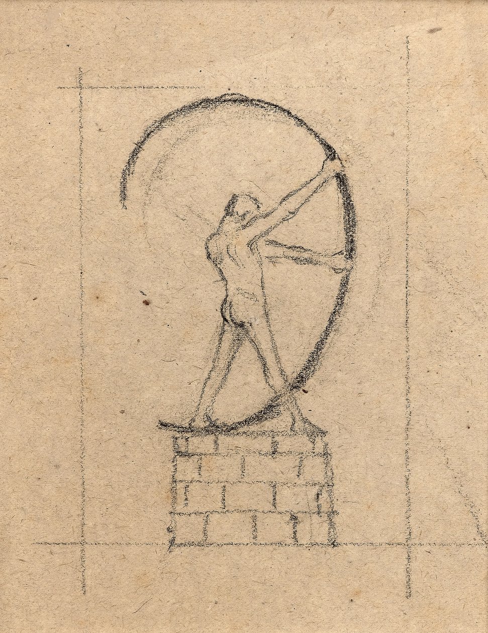Man Arching Bow, c.1897 by Charles Robert Ashbee