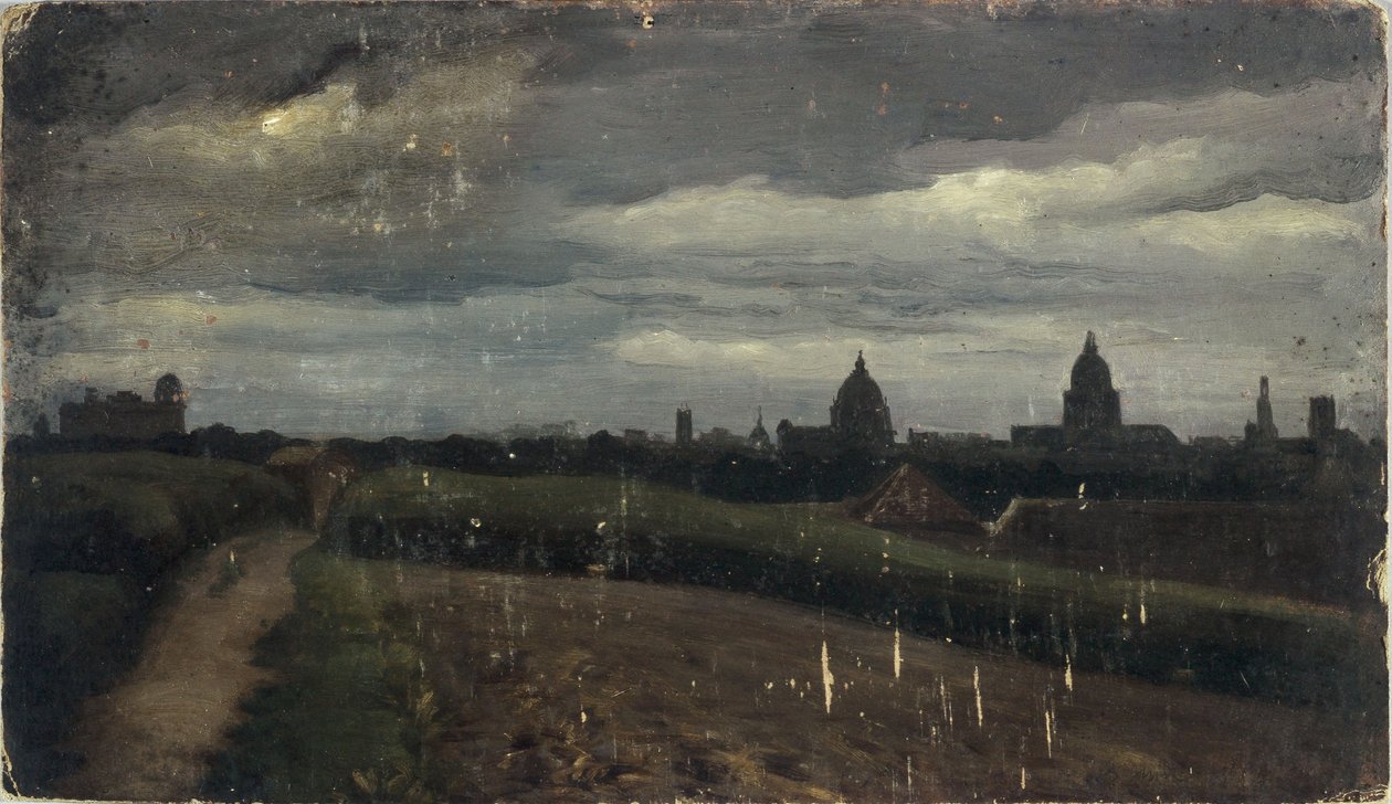 General View of Paris from the Gobelins by Charles-Emile Cuisin
