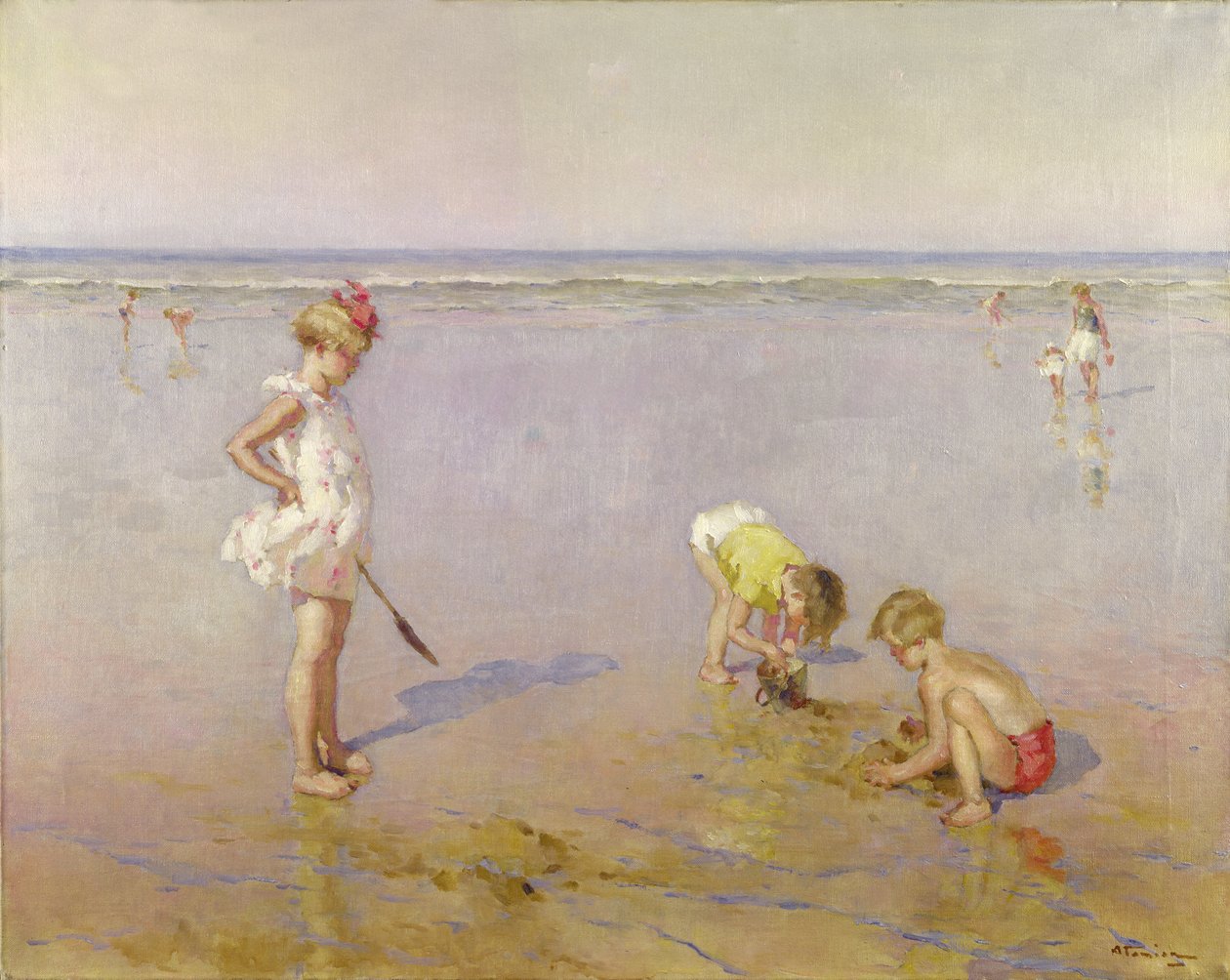 Beach Scene by Charles-Garabed Atamian