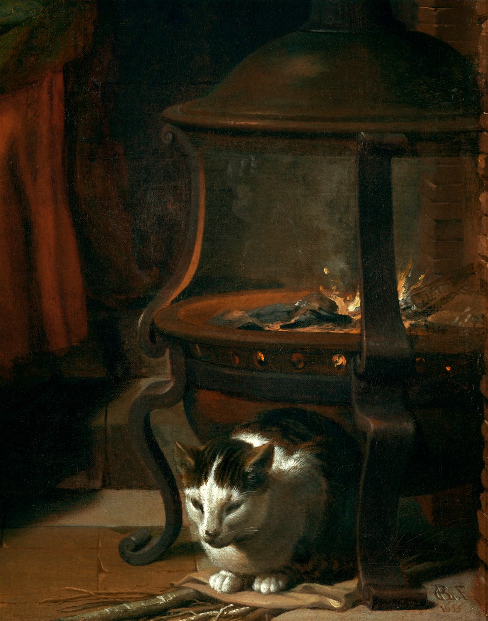 The sleep of the child Jesus by Charles (attr. to) Le Brun