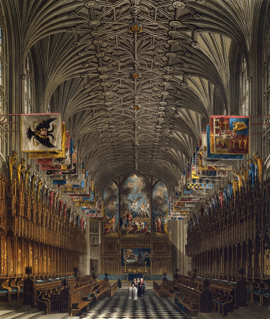 Choir of St George's Chapel at Windsor Castle