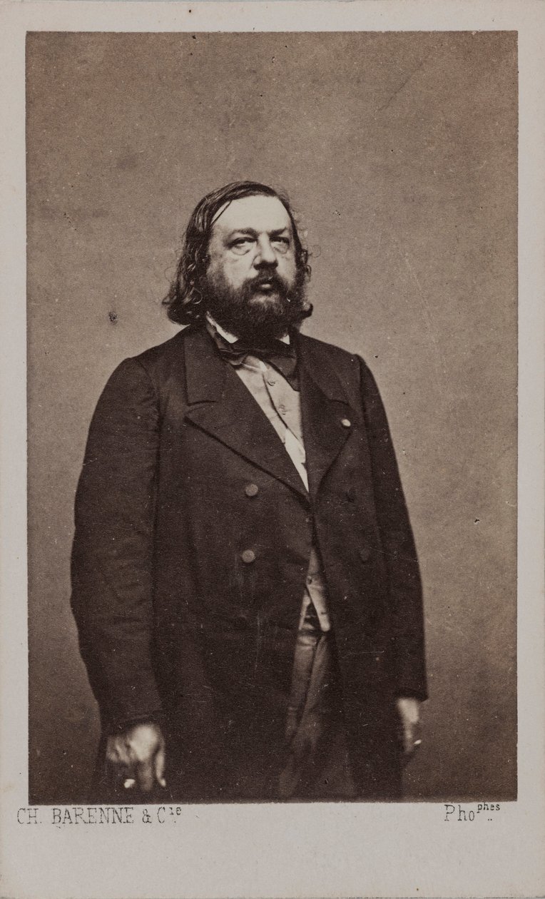 Portrait of the Poet Théophile Gautier by Charles Amédée Barenne