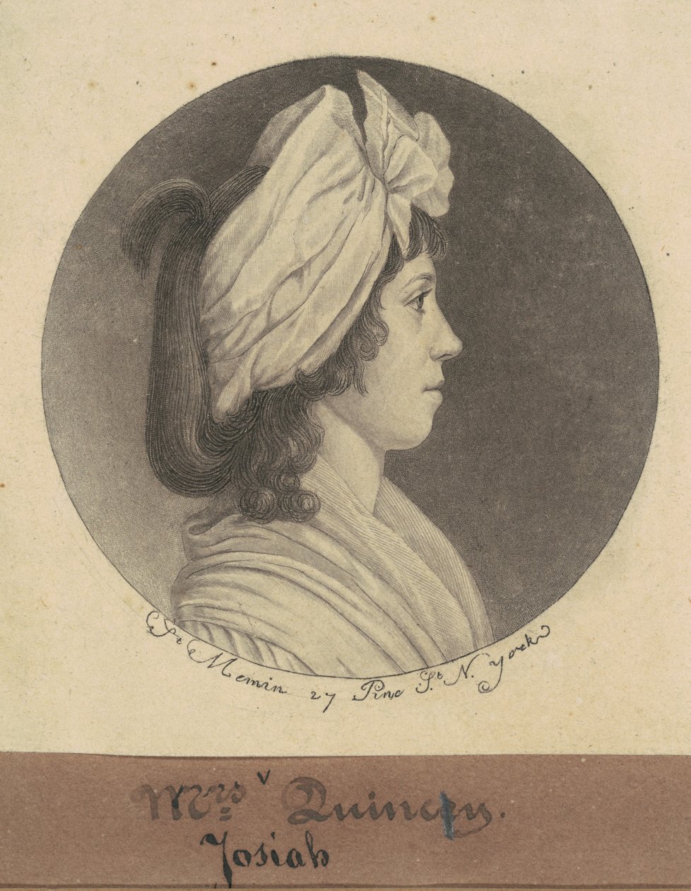 Eliza Susan Morton Quincy by Charles B. J. Févret de Saint Mémin