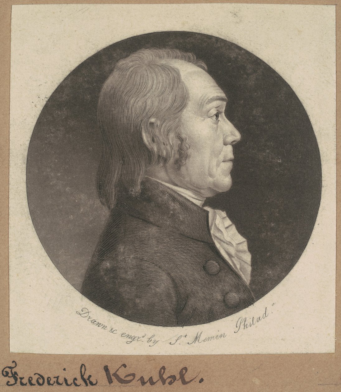 Frederick Kuhl by Charles B. J. Févret de Saint Mémin
