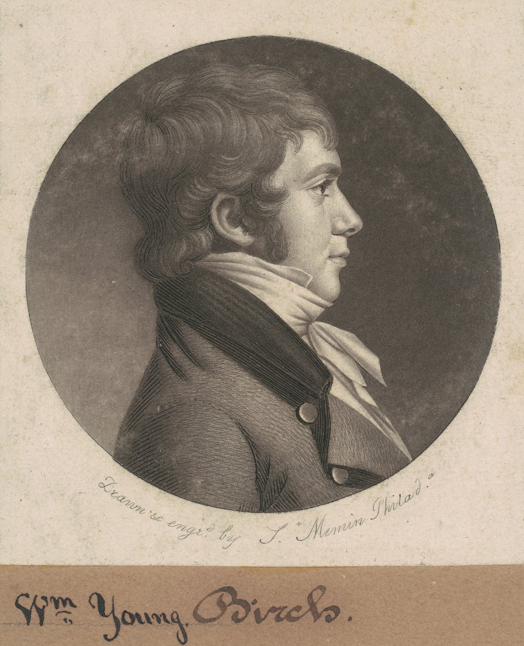 George Pepper by Charles B. J. Févret de Saint Mémin