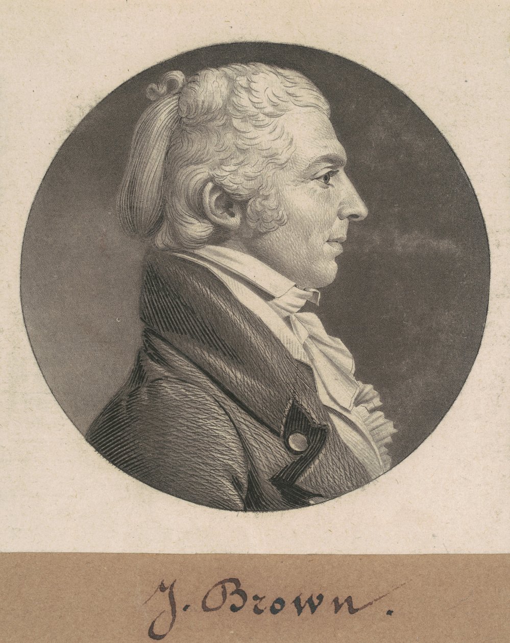 James Brown, Sr. by Charles B. J. Févret de Saint Mémin