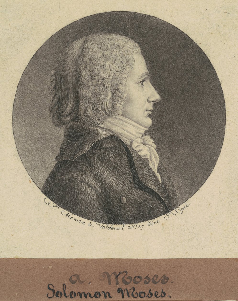 Solomon Moses by Charles B. J. Févret de Saint Mémin