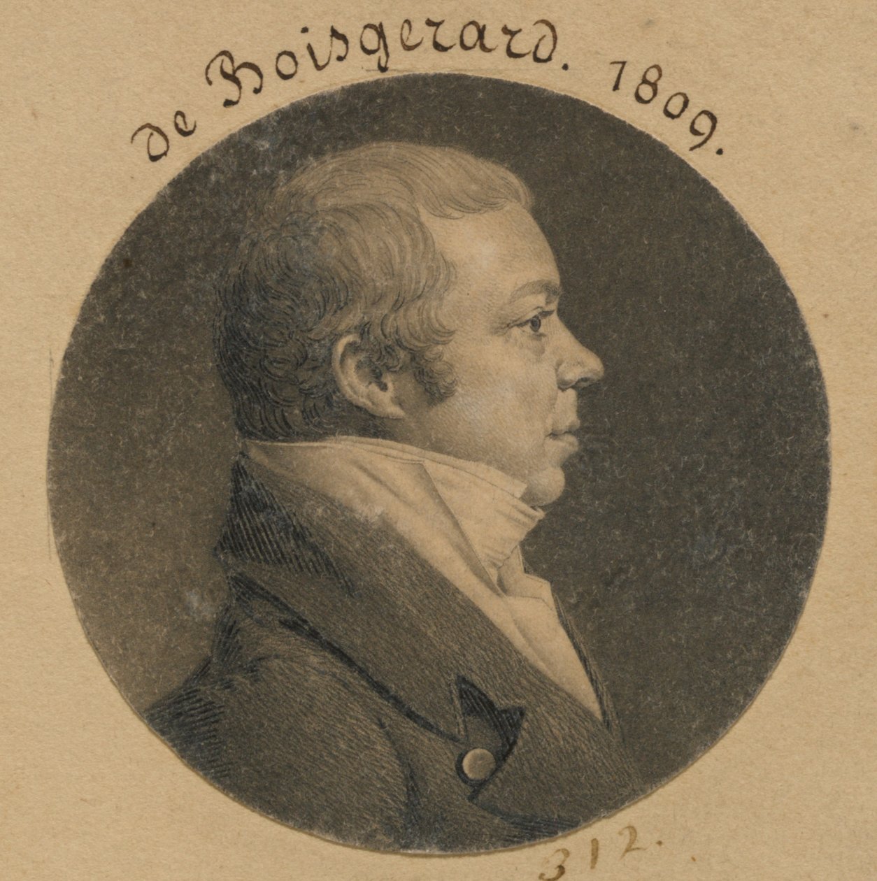 Felix Constant de Boisgerard by Charles Balthazar Julien Févret de Saint-Mémin