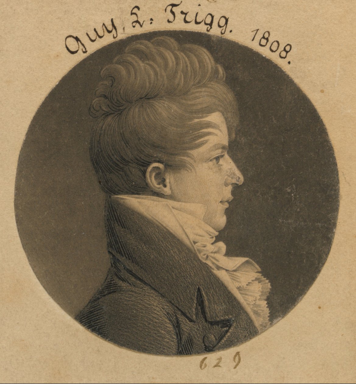 Guy L. Trigg by Charles Balthazar Julien Févret de Saint-Mémin