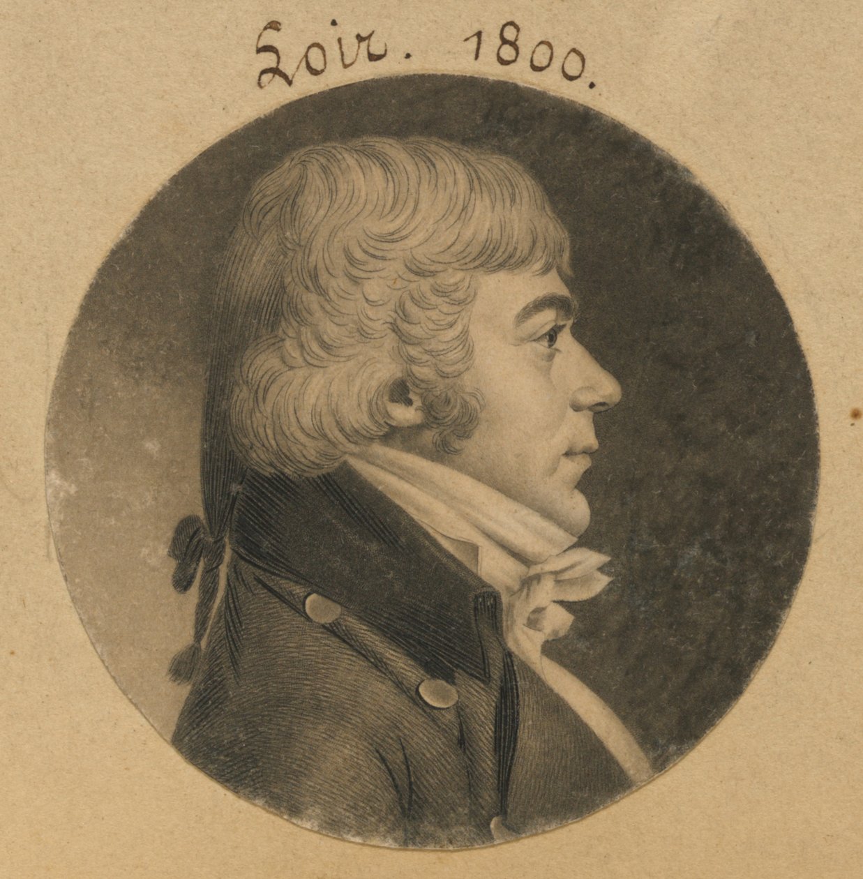 J. B. Loir by Charles Balthazar Julien Févret de Saint-Mémin