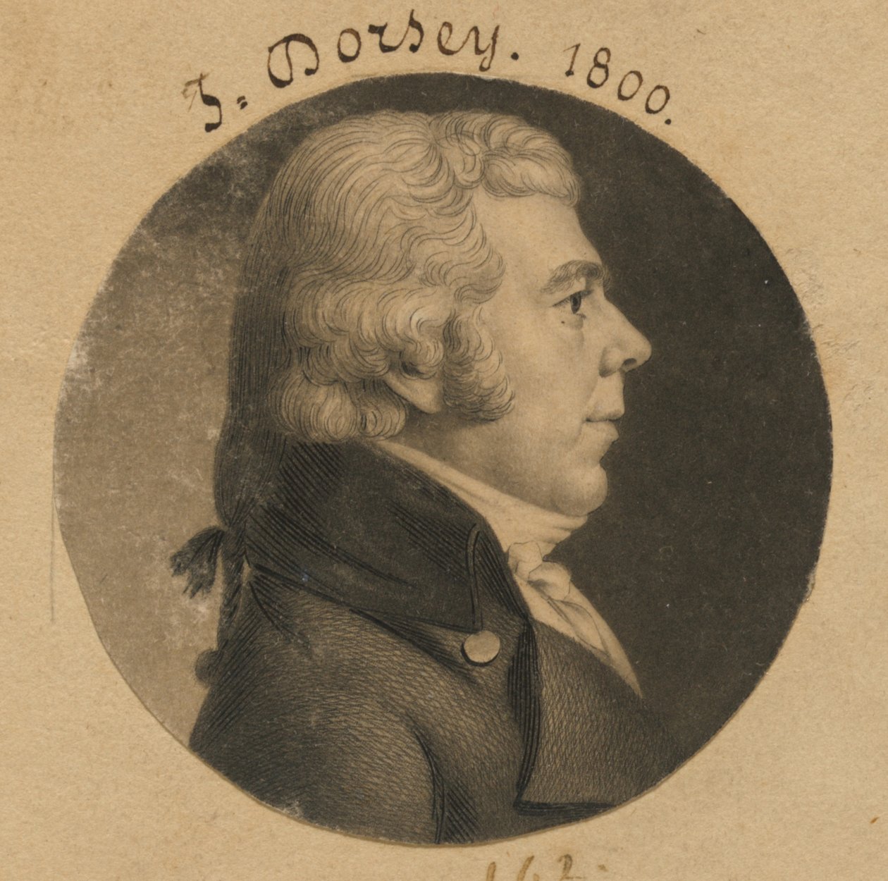 John Dorsey by Charles Balthazar Julien Févret de Saint-Mémin