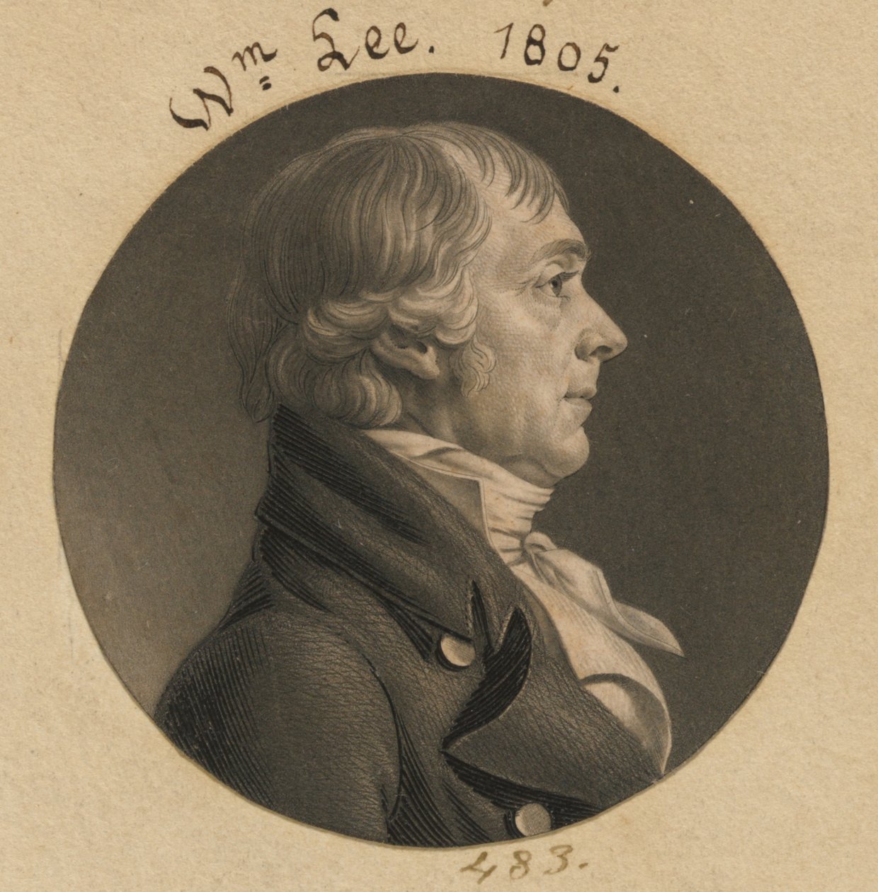 John S. Smith by Charles Balthazar Julien Févret de Saint-Mémin