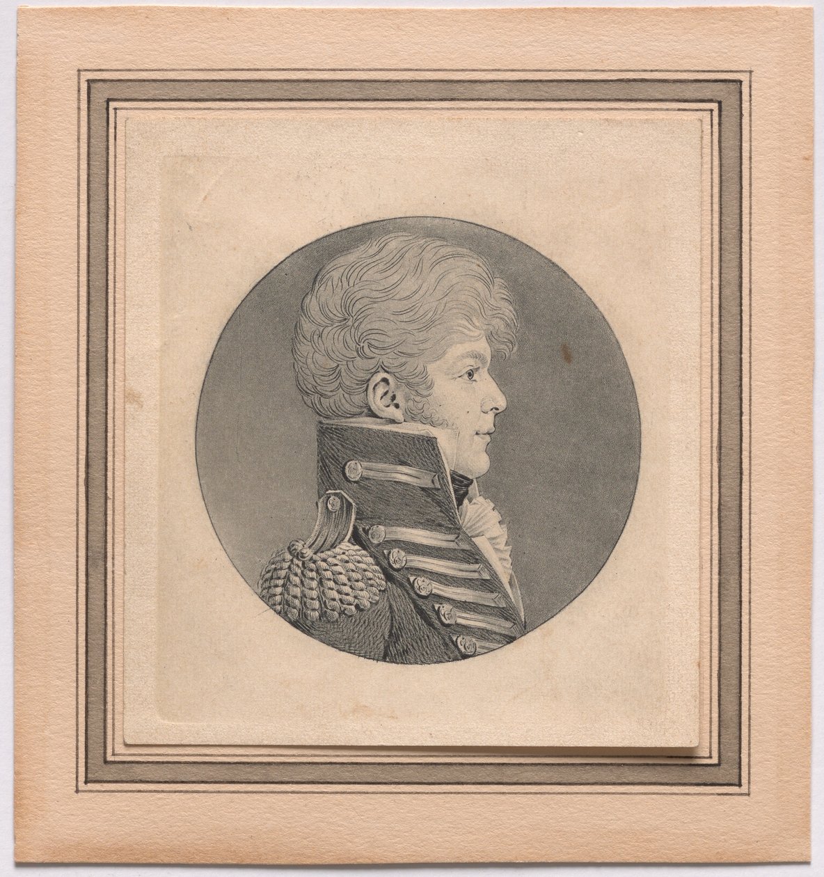 John Trippe by Charles Balthazar Julien Févret de Saint-Mémin