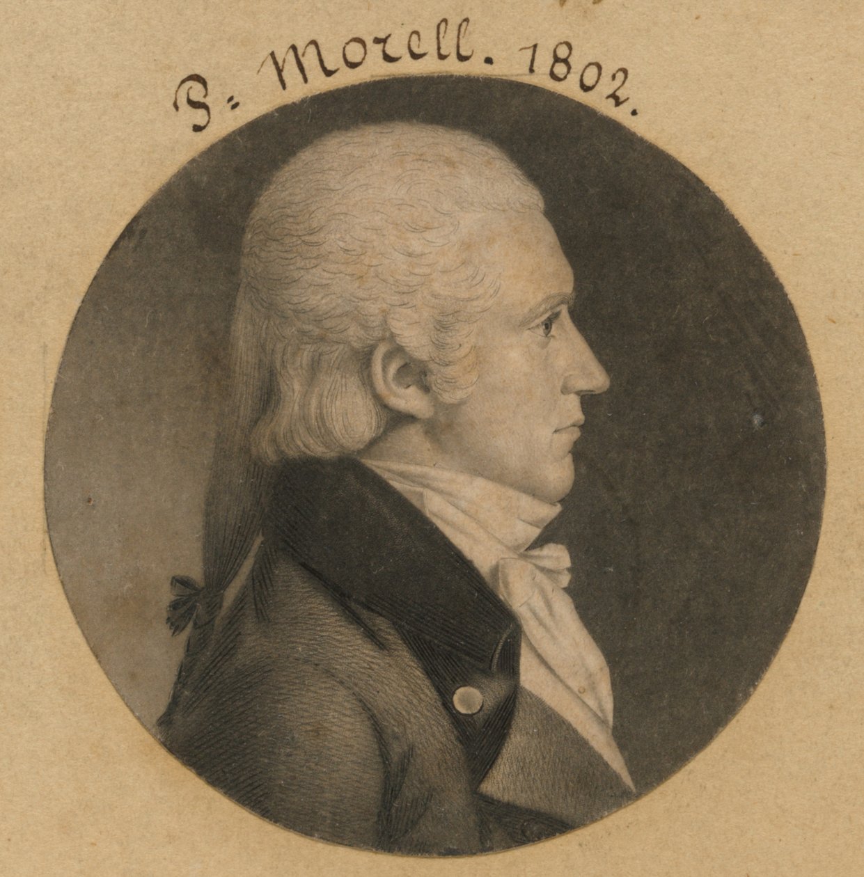 P. Morell by Charles Balthazar Julien Févret de Saint-Mémin