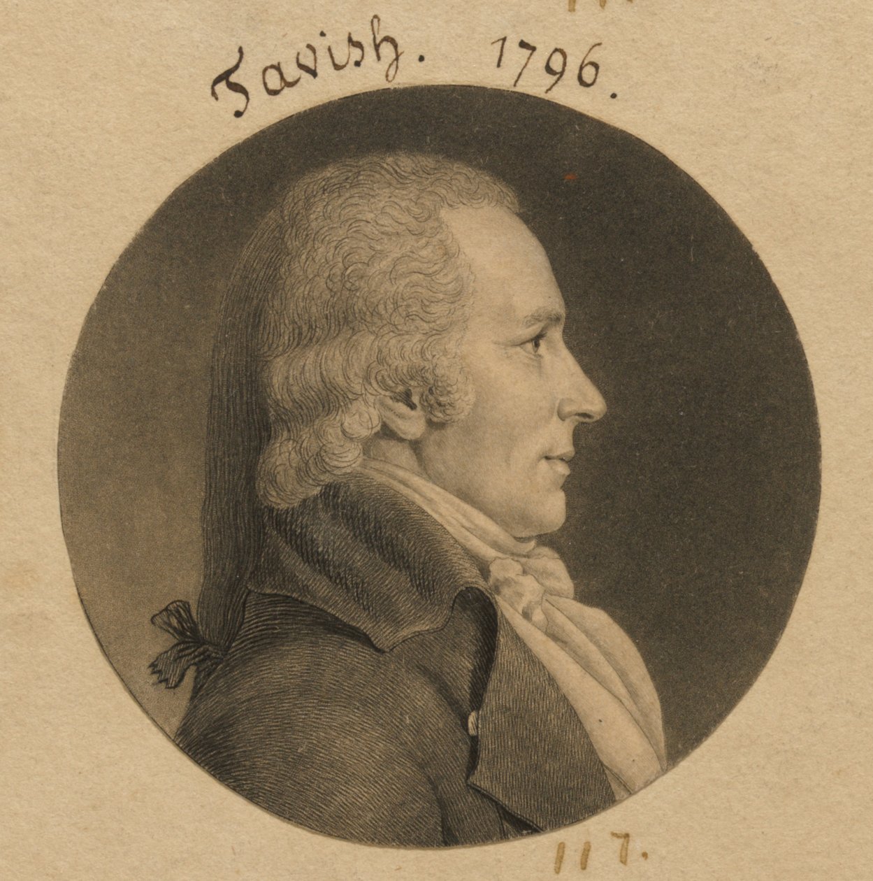 Possibly Tavish or John McTavish by Charles Balthazar Julien Févret de Saint-Mémin