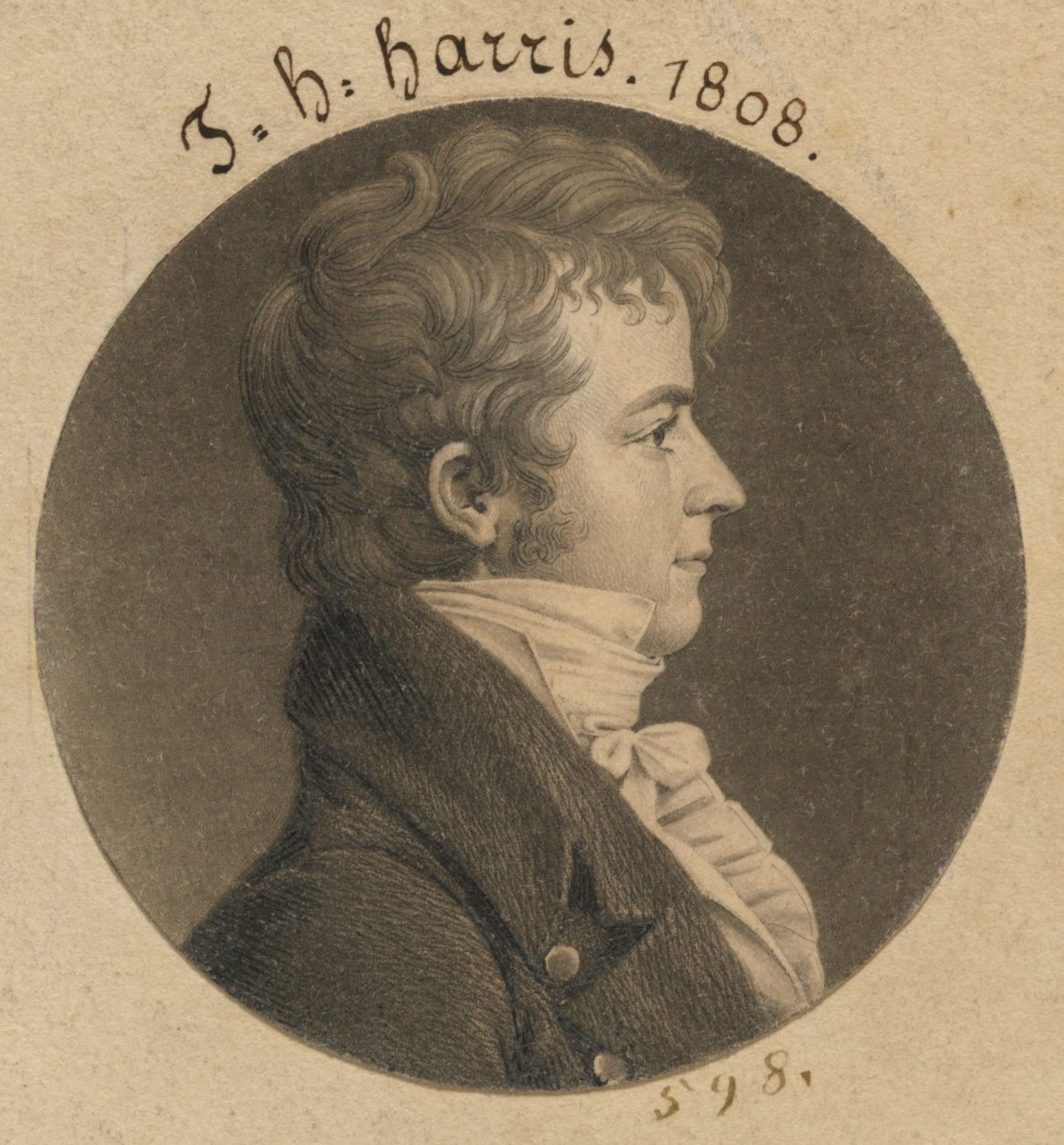 Robert Gamble, Jr. by Charles Balthazar Julien Févret de Saint-Mémin