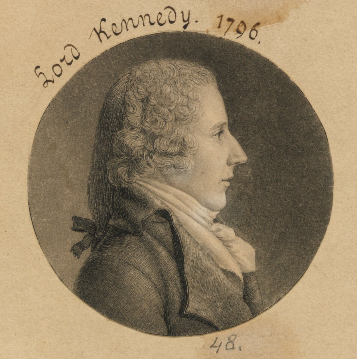 Robert Kennedy by Charles Balthazar Julien Févret de Saint-Mémin
