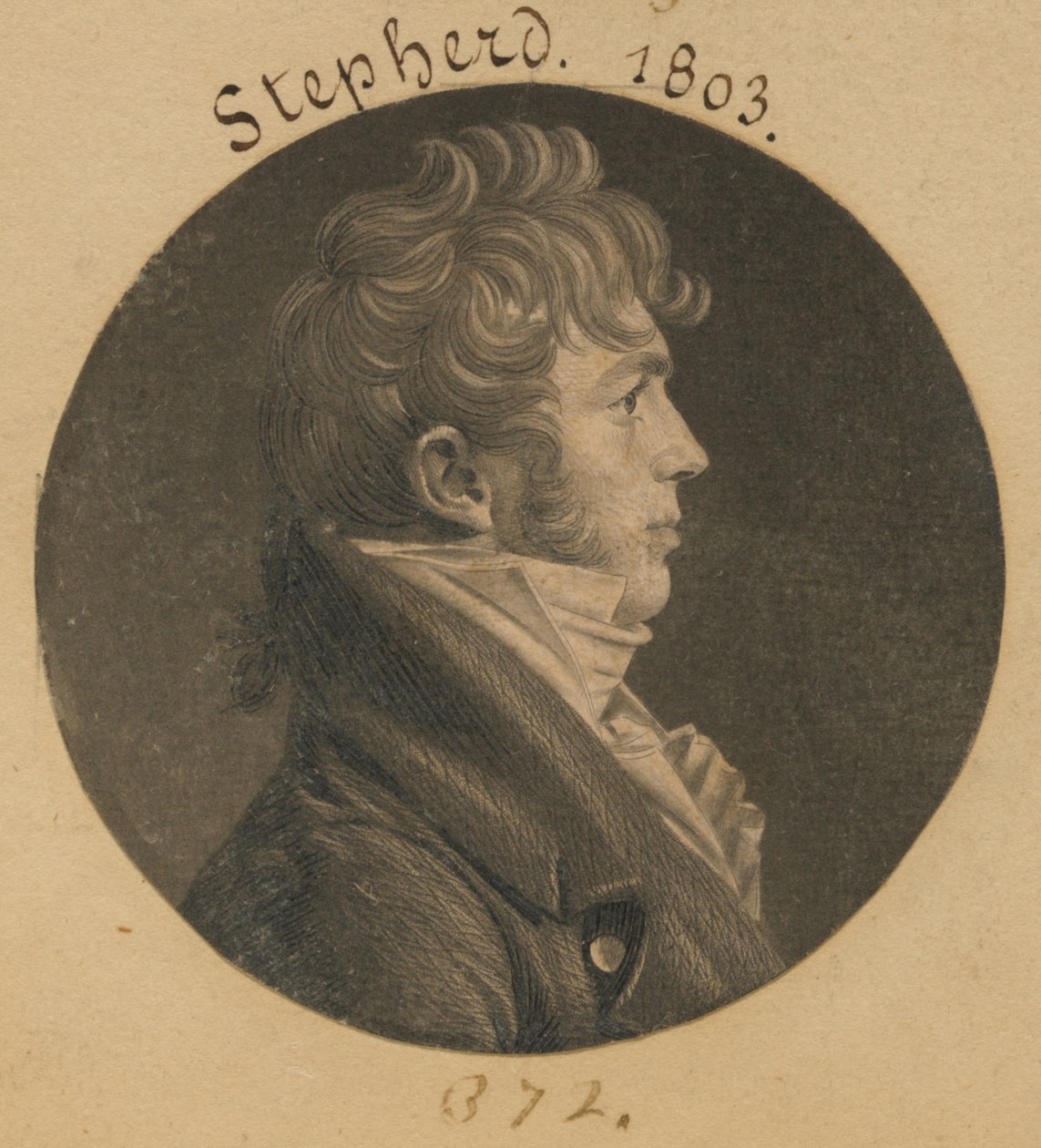 Shepherd by Charles Balthazar Julien Févret de Saint-Mémin