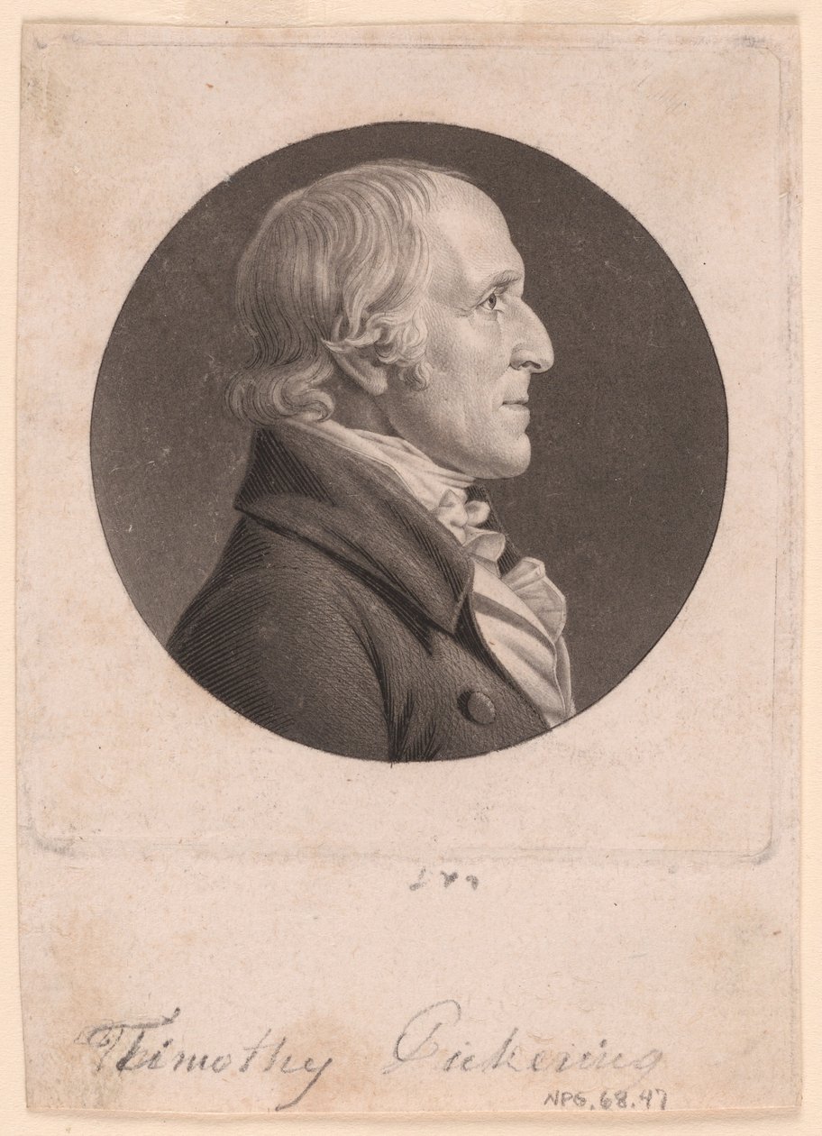 Timothy Pickering by Charles Balthazar Julien Févret de Saint-Mémin